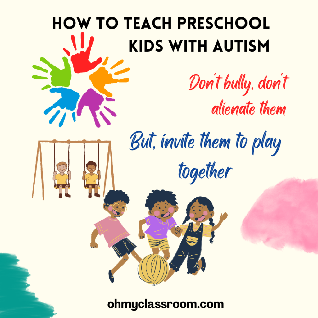 teaching preschoolers with autism