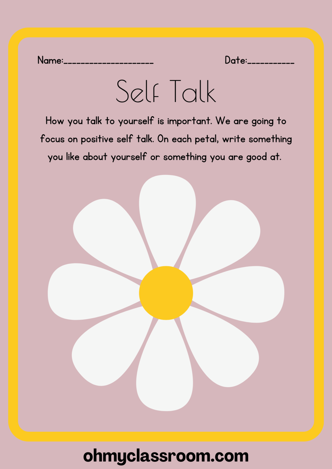 25 Positive Self Concept Preschool Activities OhMyClassroom