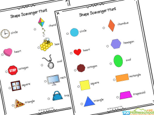 20 Activities on Shapes for Preschoolers