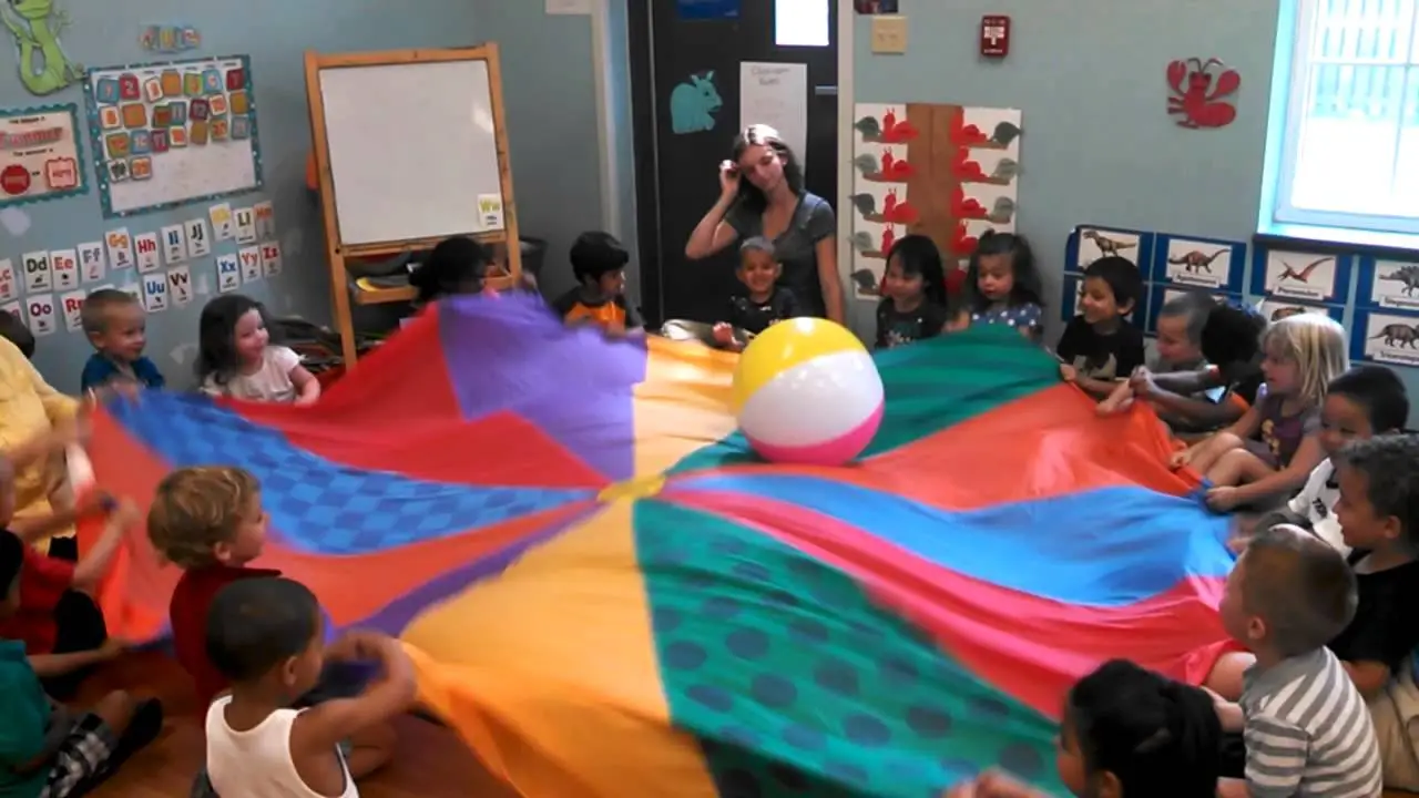 28 Amazing Parachute Games for Toddlers