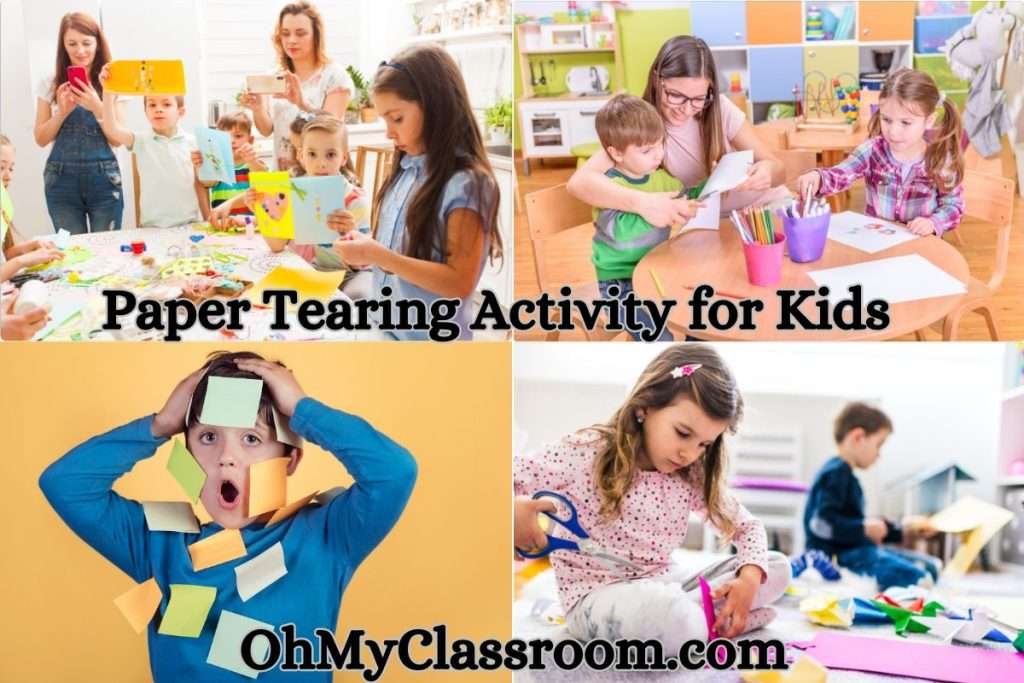 Paper Tearing Activity for Kids