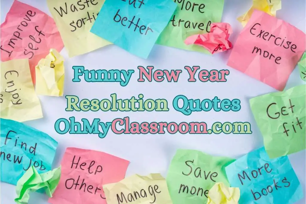 45 Funny New Year Resolution Quotes