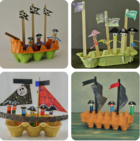 20 Fun Pirate Crafts for Kids - OhMyClassroom.com