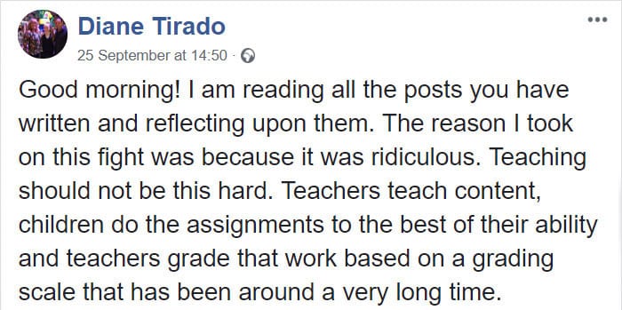 Florida Teacher Fired for Giving Zeros — And Left a Message Her Students Will Never Forget 6 Diana Tirado reflecting on her firing
