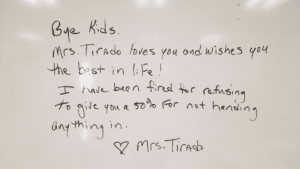 Florida Teacher Fired for Giving Zeros — And Left a Message Her Students Will Never Forget