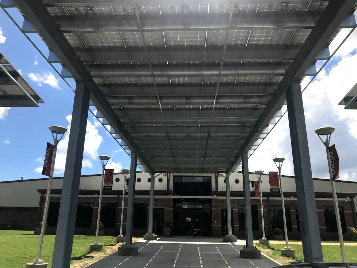 This school used money generated by solar panels to give teachers $15K pay raises 3 Solar panel installation at Batesville School District Arkansas