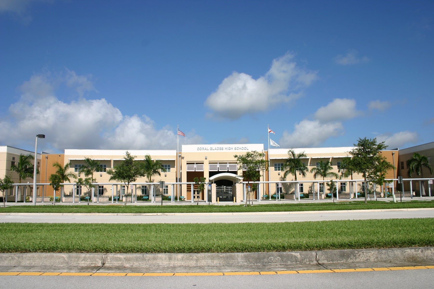Broward Teachers Got No District Raise. In December, Their Health Plans Start Costing Them. 1 Front of Coral Glades High School in Coral Springs, Florida